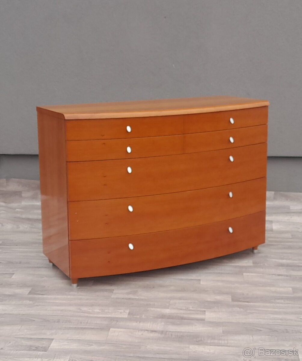 Komoda oválna čerešňová ,