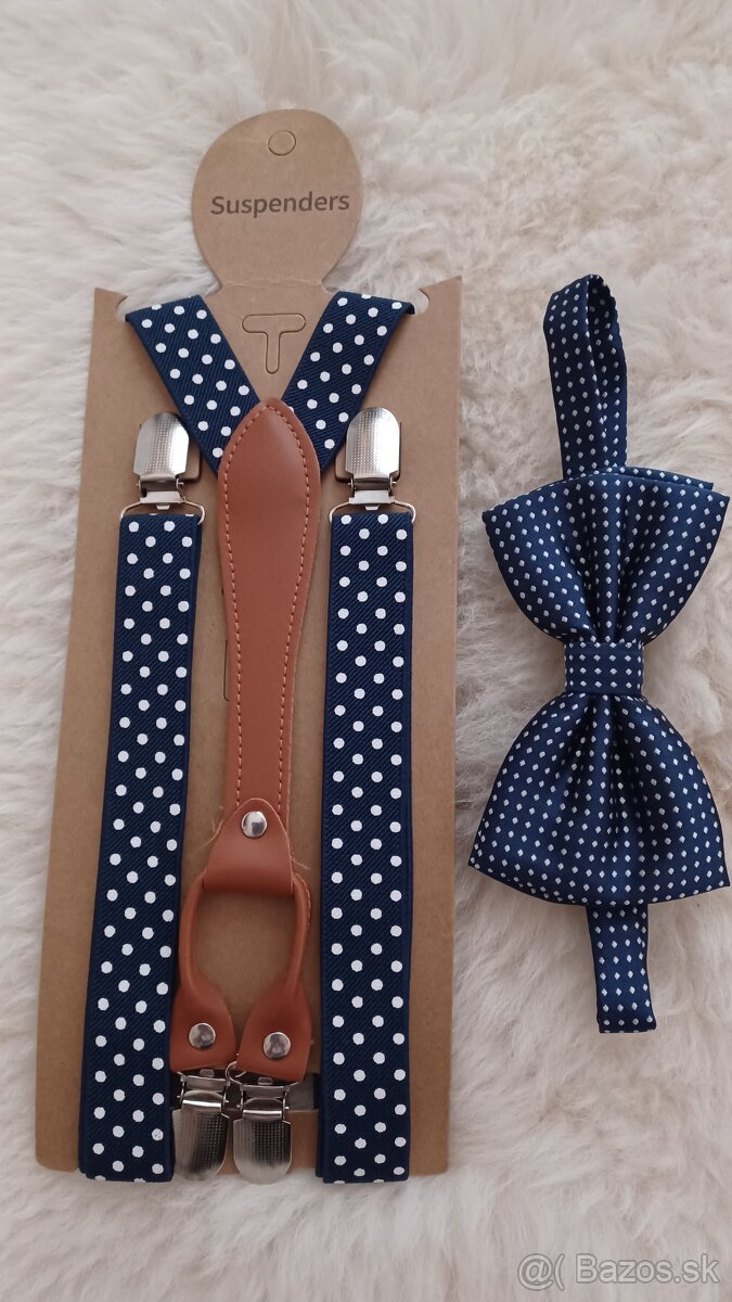 Pánske traky + motýlik