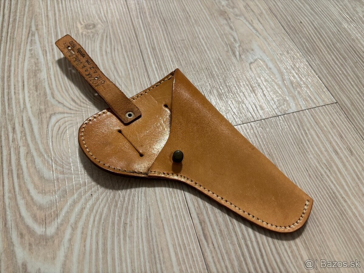 Kožené púzdro na pištoľ CZ 50/70 svetlé, ČSĽA / SNB (ZNB,VB)