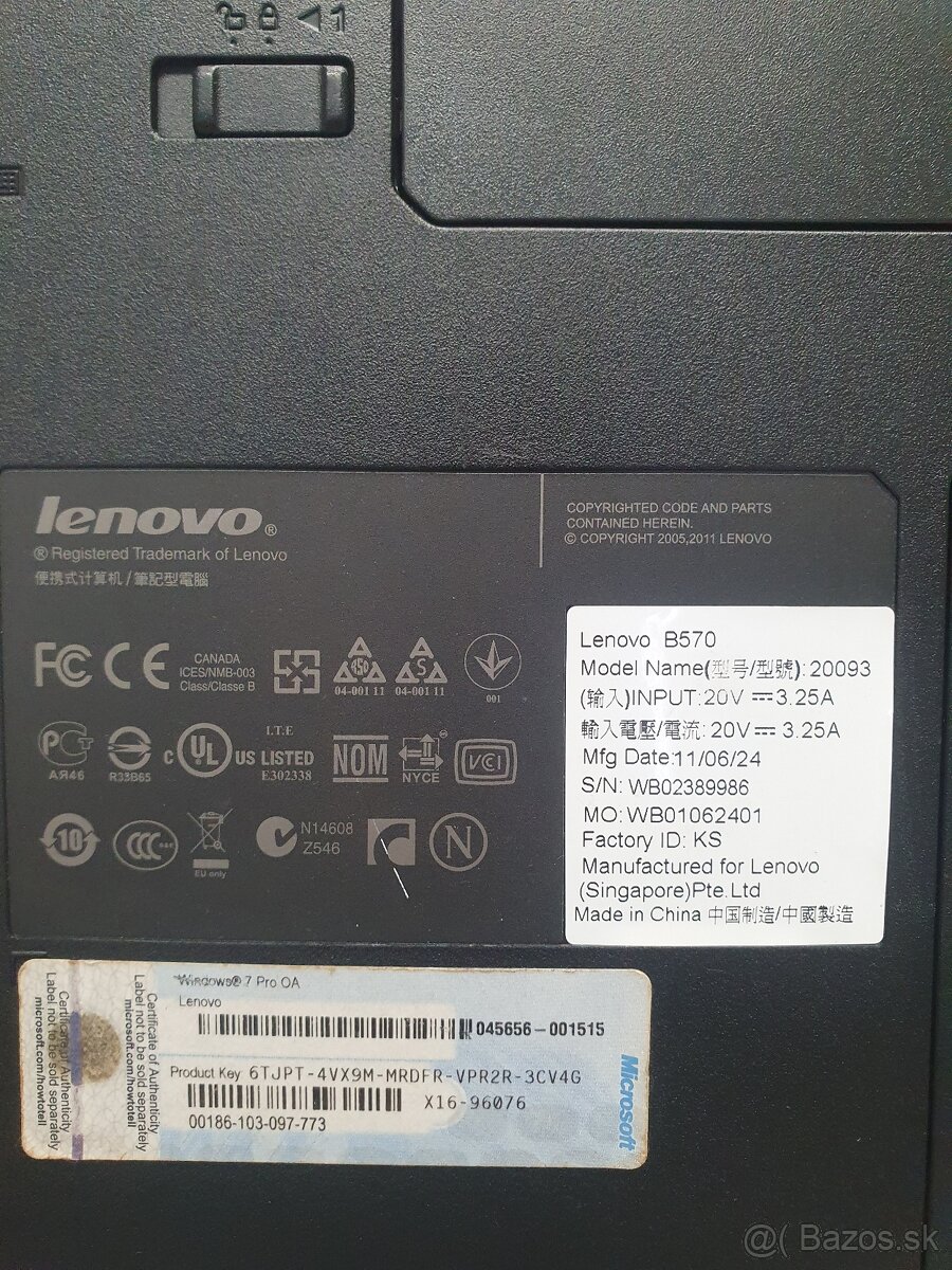 Lenovo B570