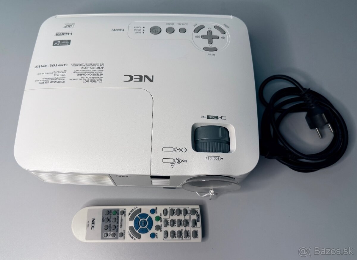 Predám NEC V300W - 3000ANSI lum., WXGA, HDMI - top stav