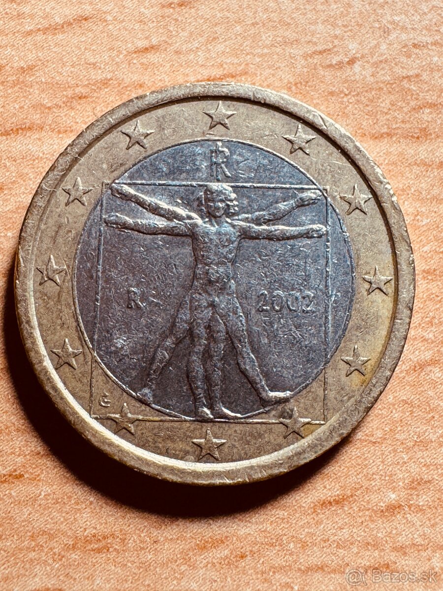 Vzácna jednoeurová minca
