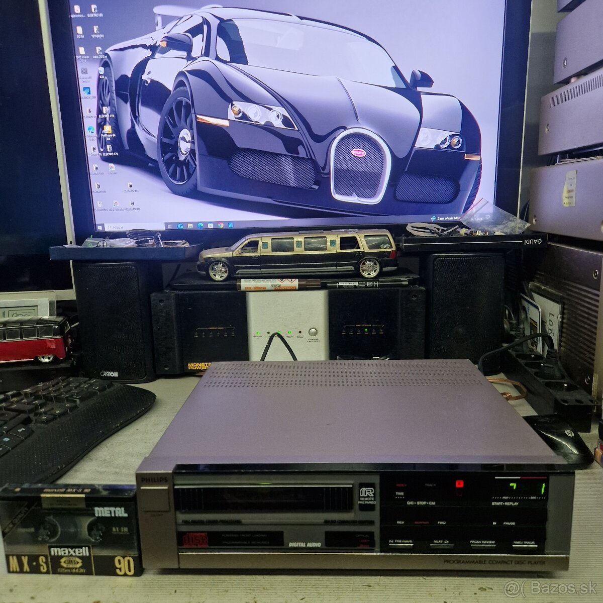 PHILIPS CD-150...cd prehrávač , Twin DAC TDA1540...