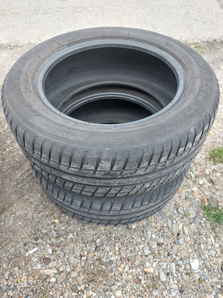 Predám letné 2ks 225/55ZR16, DOT 0618