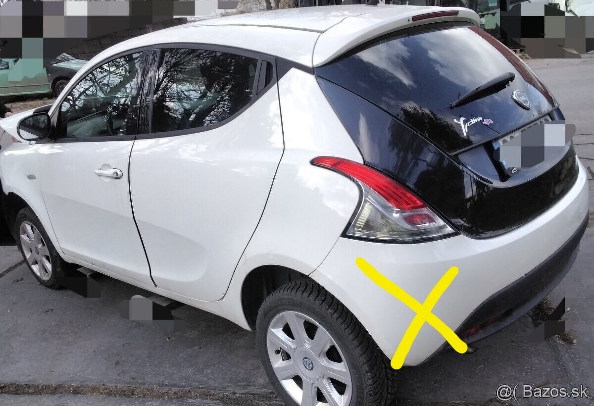 Lancia Ypsilon 1.2 2012 Predám DVERE, MOTOR 169A4000, PIATE
