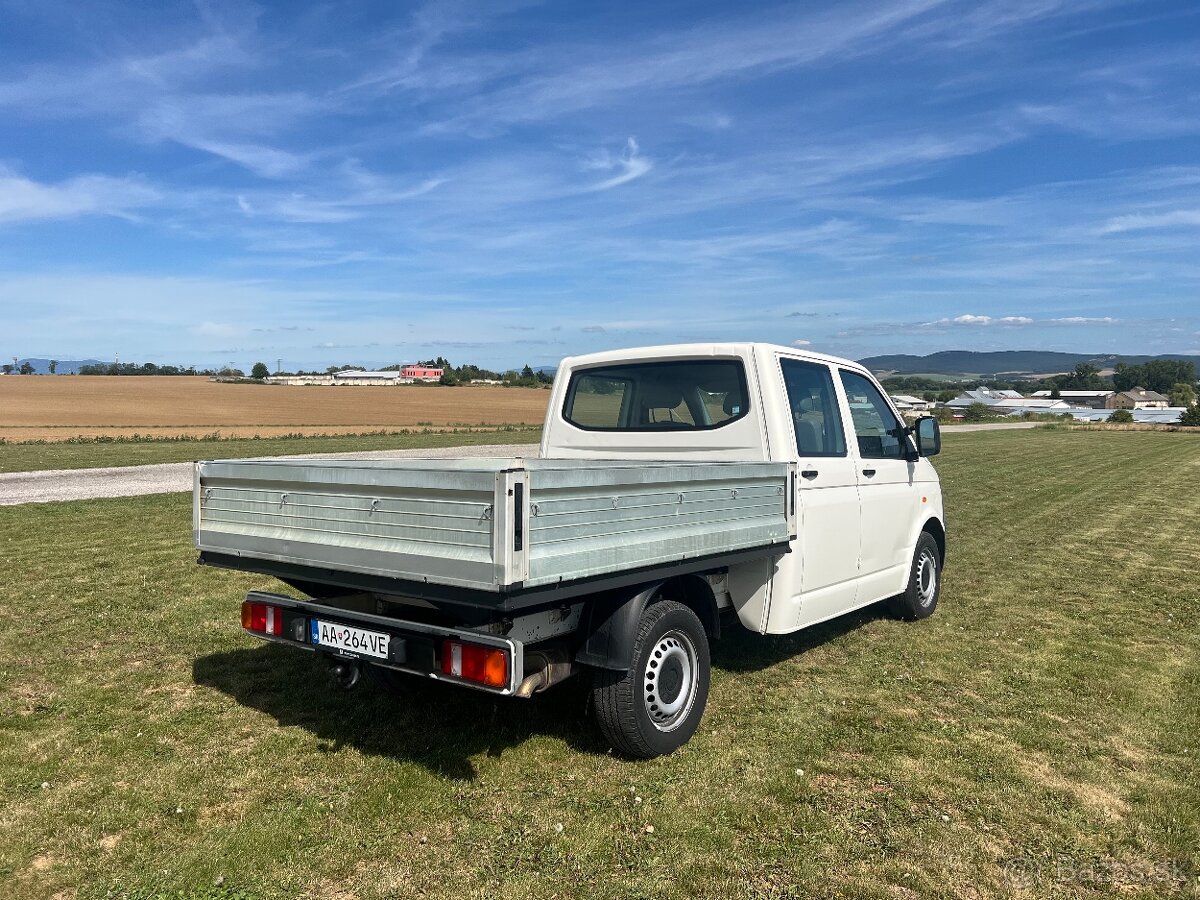 Volkswagen T5 Transporter valník 2,5 TDi 96 kW , 6 - miest,