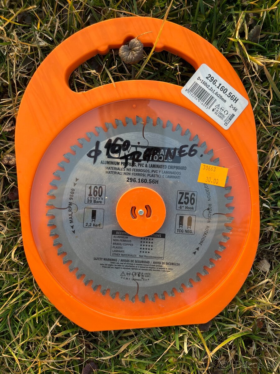 Kotúč na Hliník / Meď/plast 160