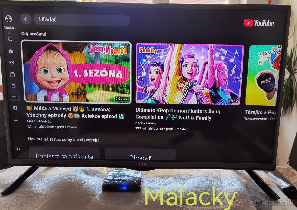 Predám plne funkčný LED TV LG 32LB561U + Smart box