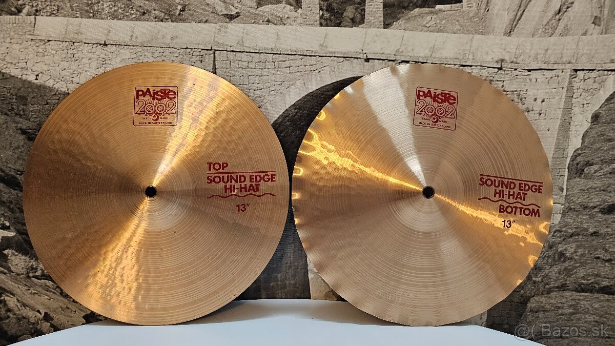 PAISTE 2002 13" HI-HAT, SOUND EDGE