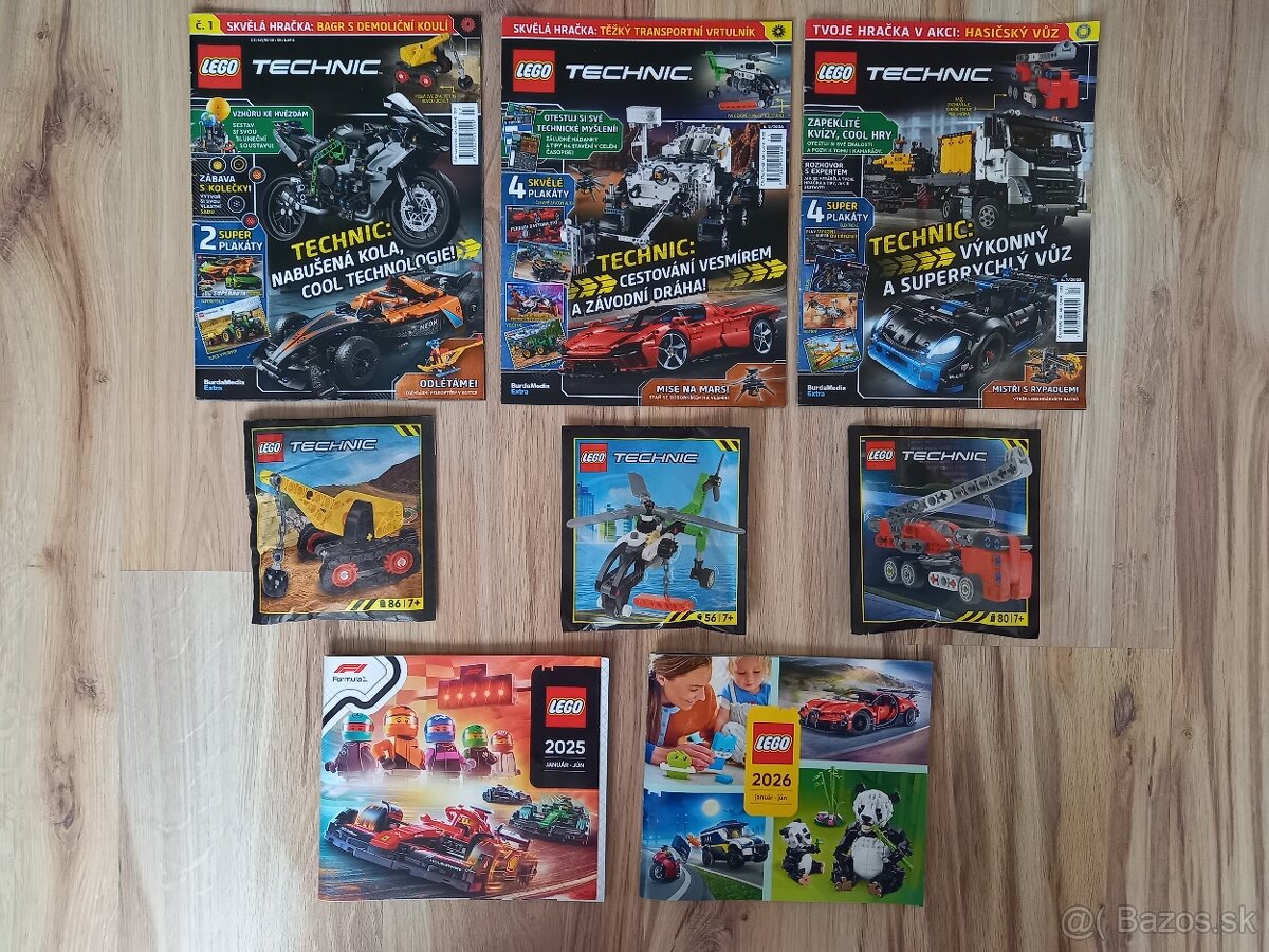 Lego Technic stavebnice + časopisy