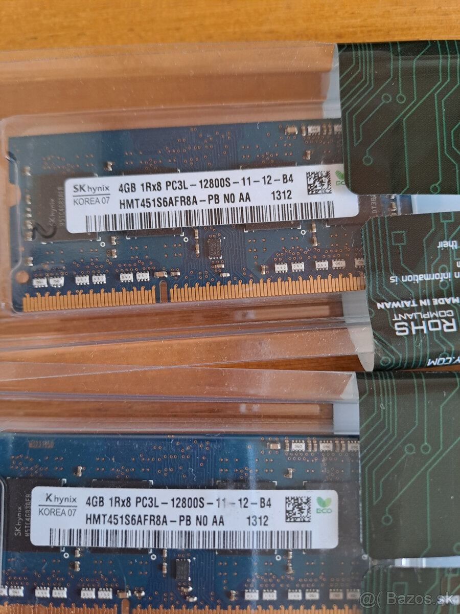 Notebook DDR3 RAM SK HYNIX 2x4GB