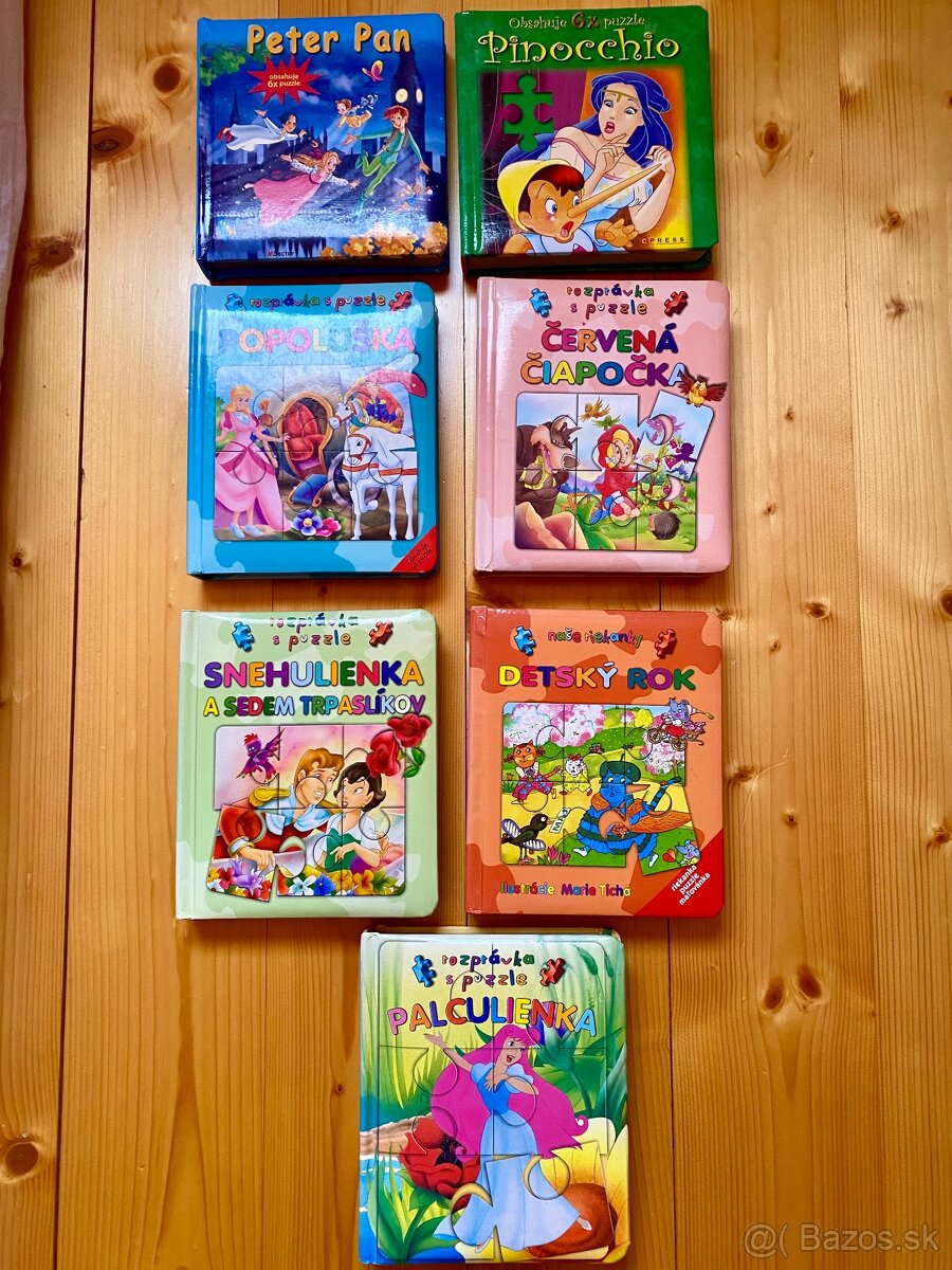 detske knihy s puzzle