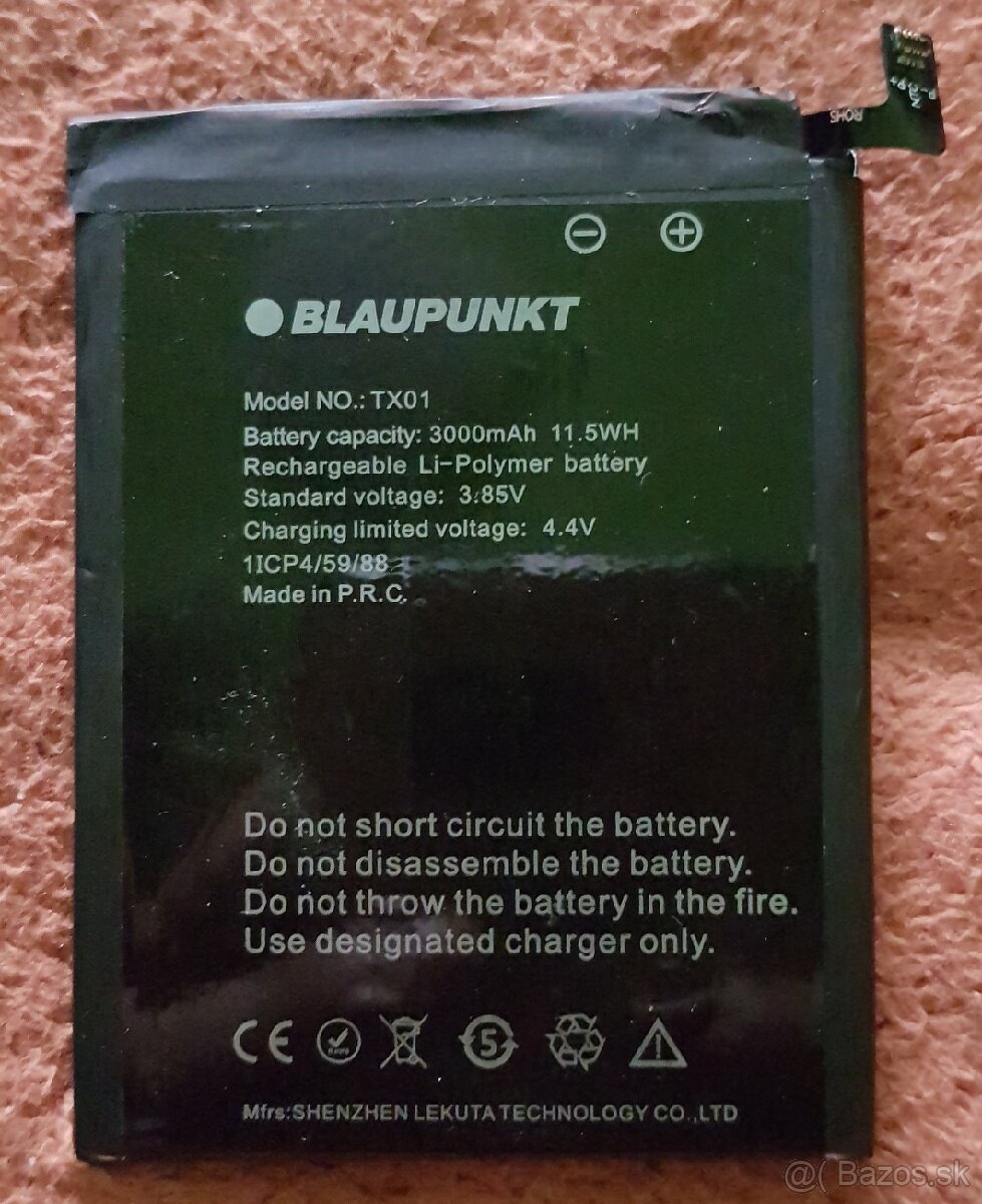 Batéria Blaupunkt TX01