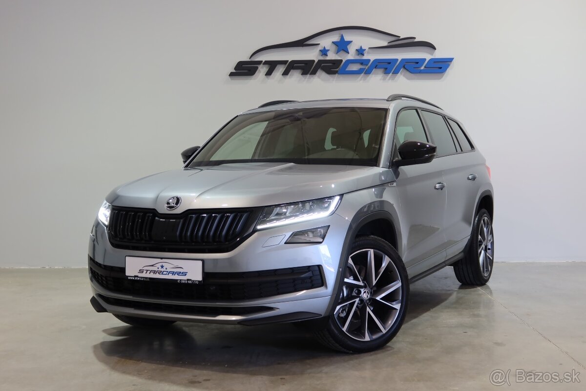 Škoda Kodiaq 2.0 TDI 190k Sportline DSG 4x4 7miestne odpočet