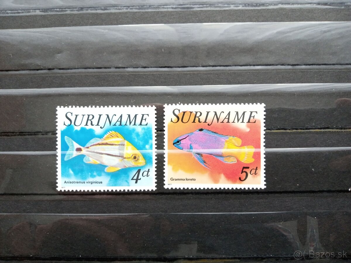 Poštové známky č.759 - Suriname - ryby