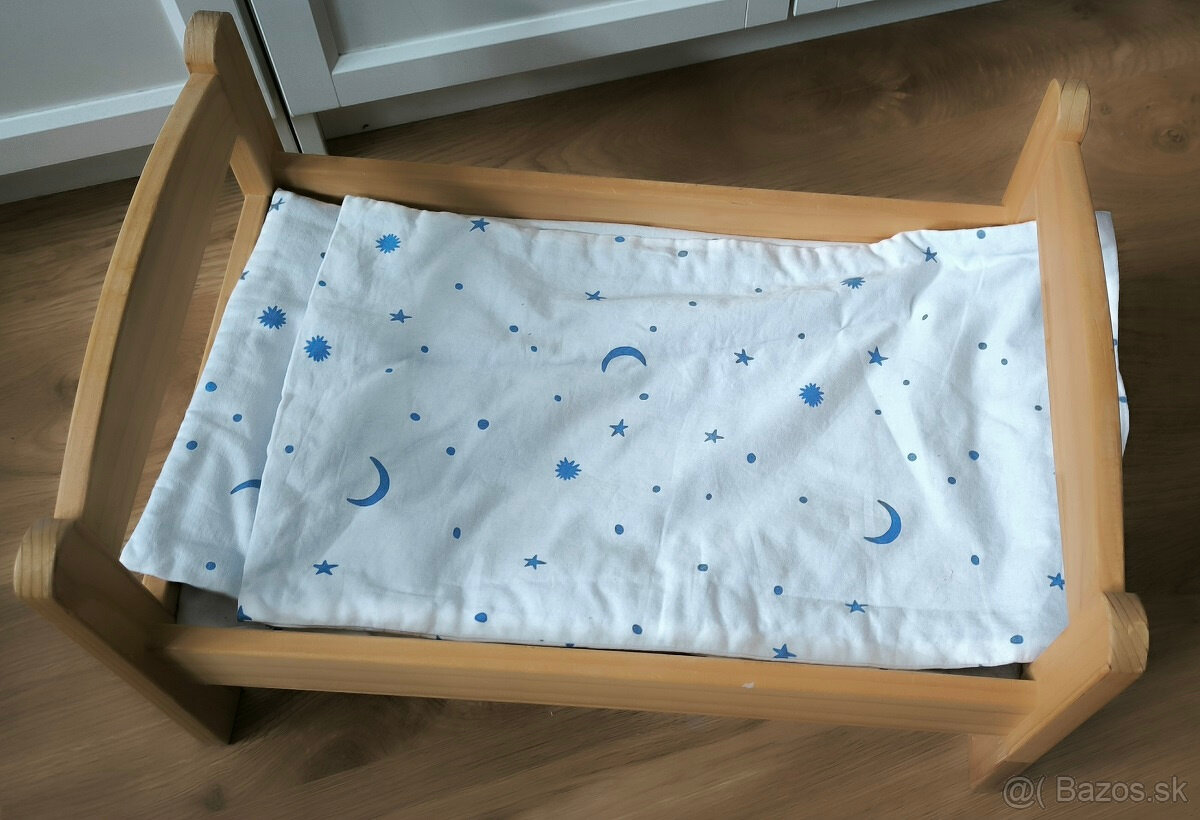 Predám drevenu postielku pre bábiky