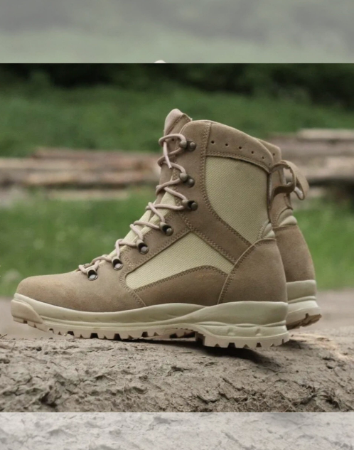 Pánska vysoká obuv, púštny vzor, GORE-TEX