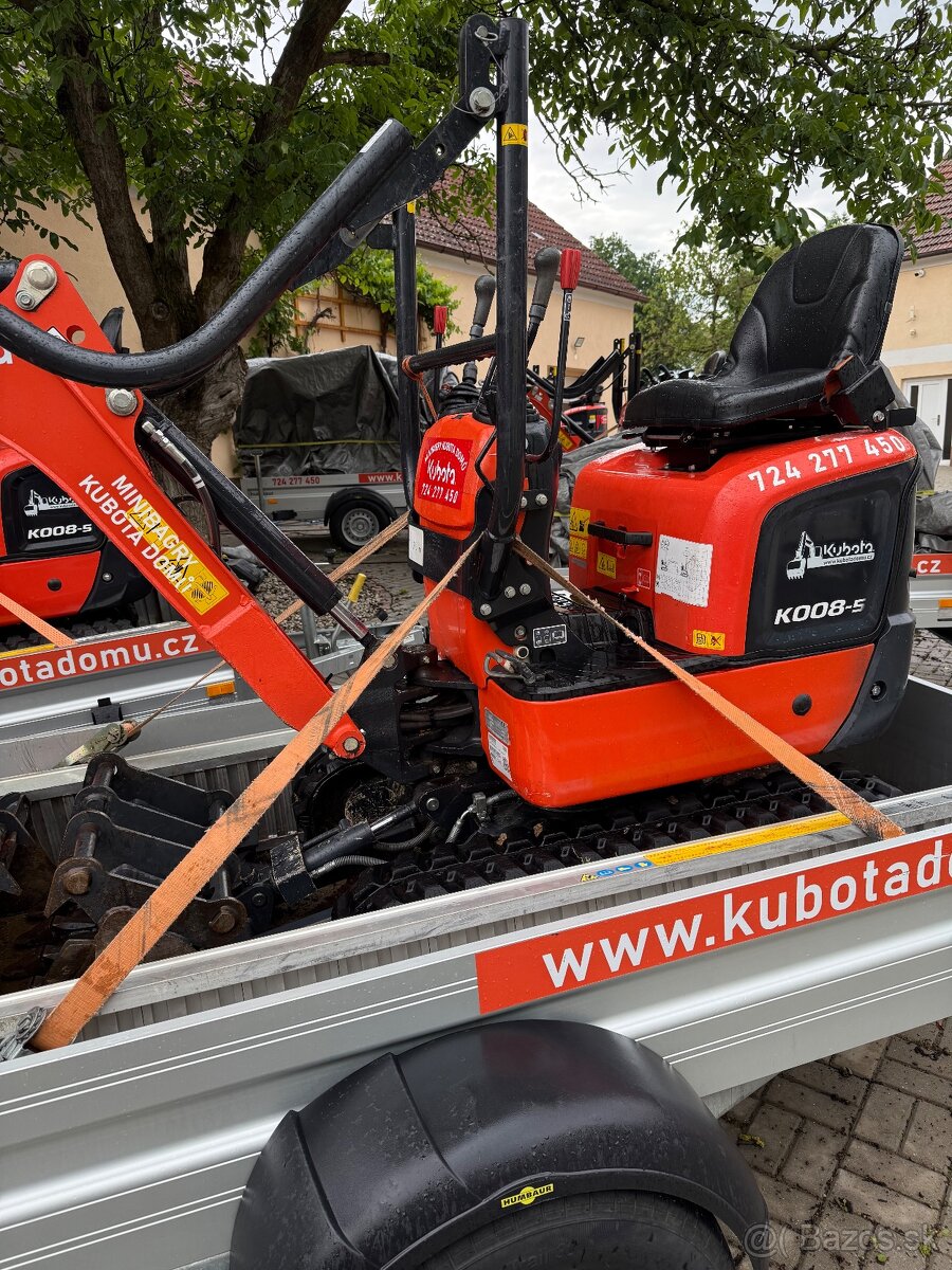 Minibagr Kubota K008-5 2023