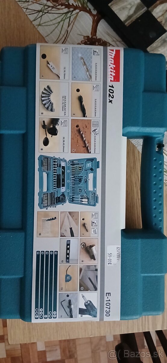 Makita set vrtakov a bitov