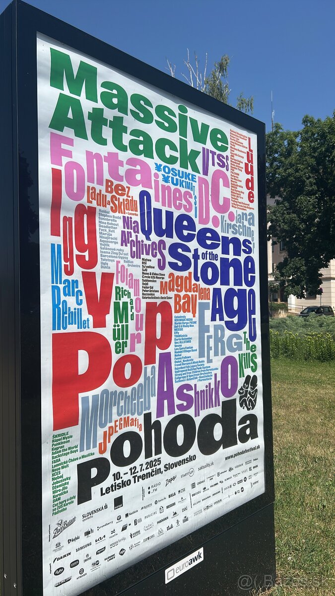 POHODA FESTIVAL 2025 split na stvrtok