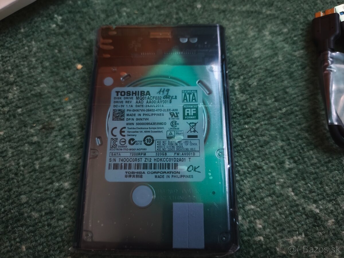 Externy HDD 320GB