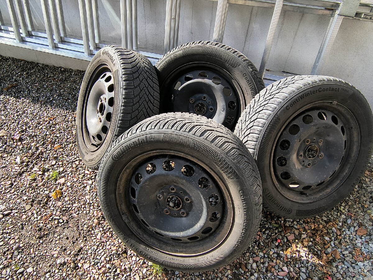 Predám plechové disky 5x112 R16