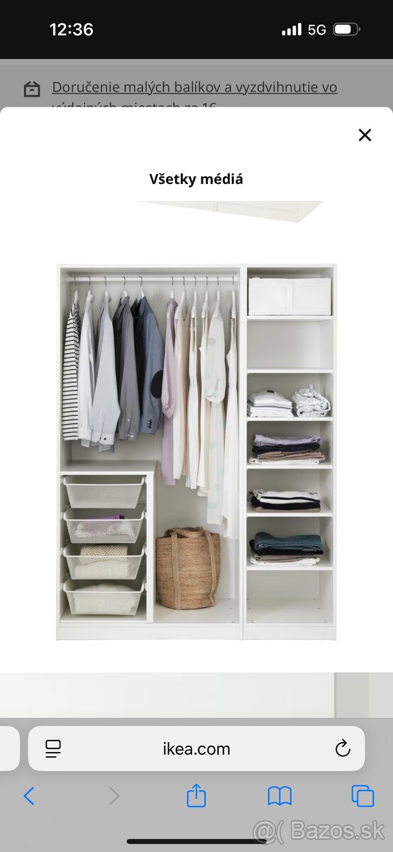 Skriňa IKEA PAX