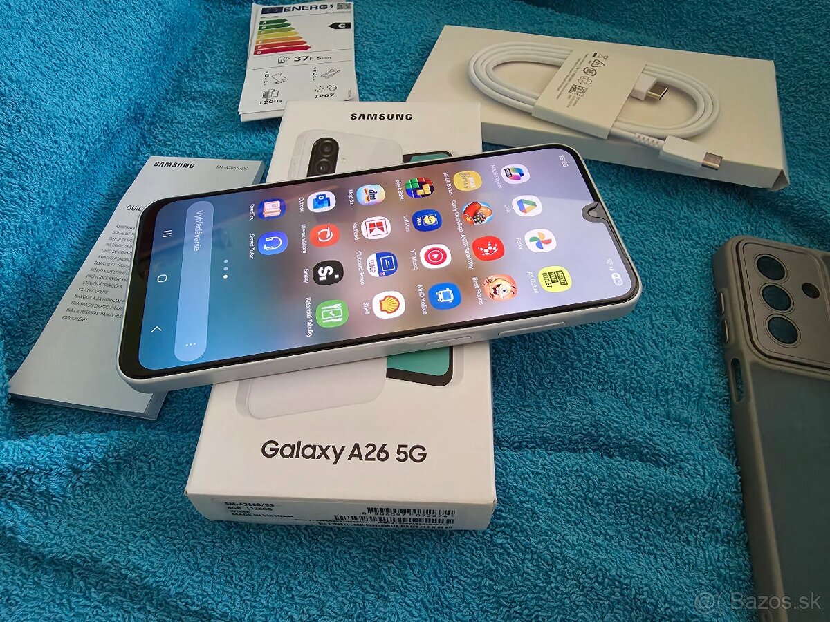 Samsung A26 5g dual sim biely super deluxe stave používaný p