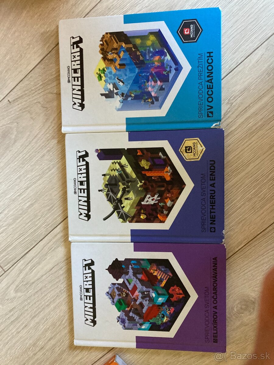 Predám 15 kníh Minecraft