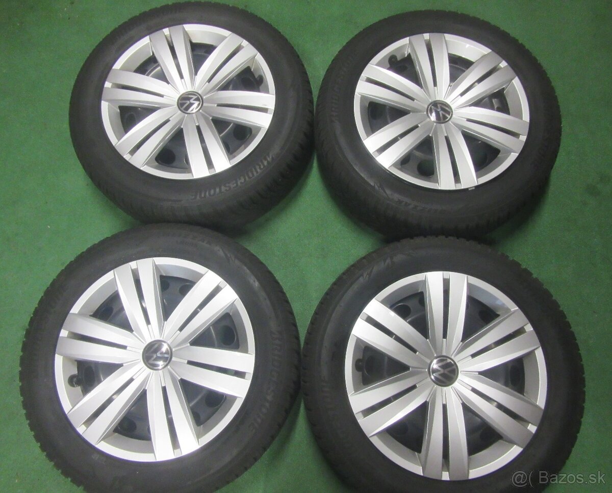 R16 Zimná sada GOLF rozteč 5x112 205/55R16 BRIDGESTONE