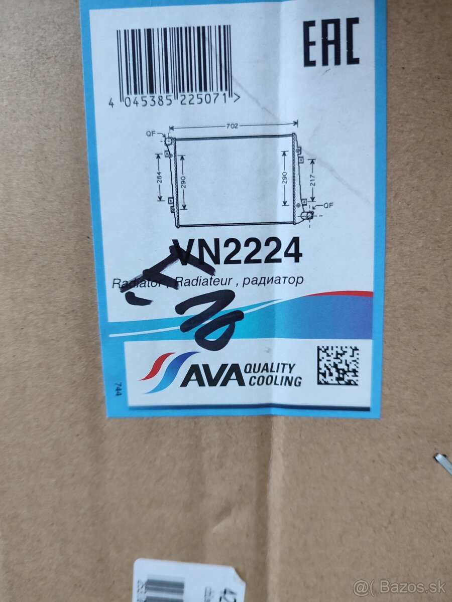 Audi Seat Škoda VW chladič