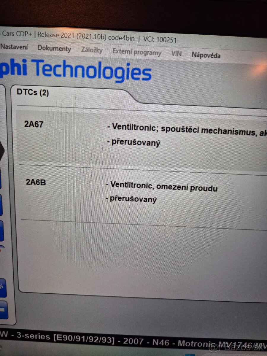 Predam BMW e90 2.0L benzin