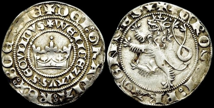 Václav II.- Pražský groš