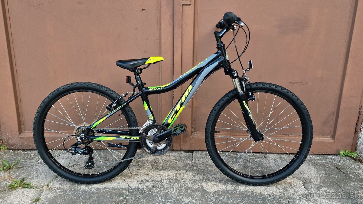 Horský bicykel 24" CTM ROCKY 3.0 od 125cm od 7.rokov