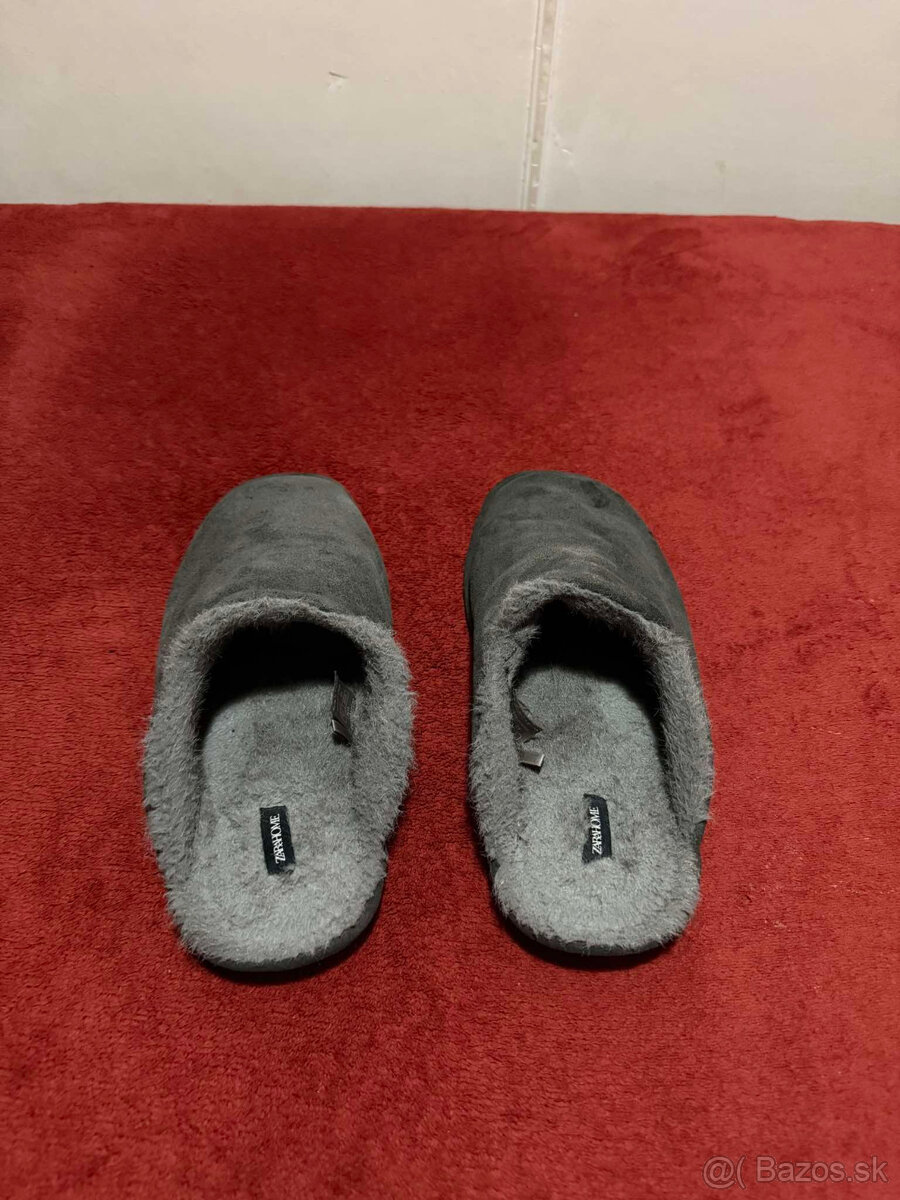 Zara Home kvalitné kožené papuče