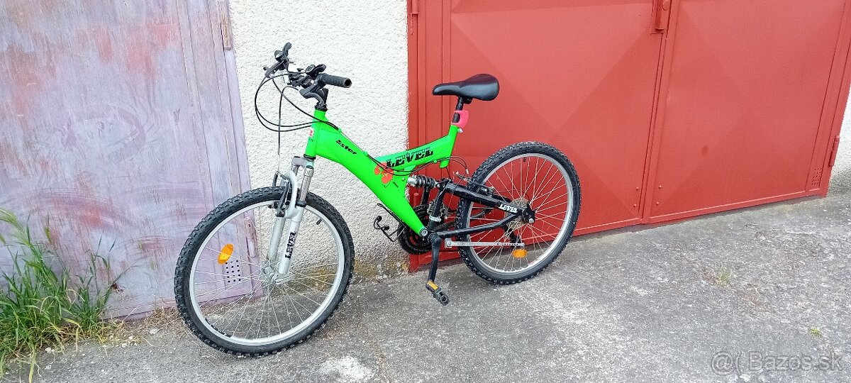 Junior celoodpruzeny bicykel