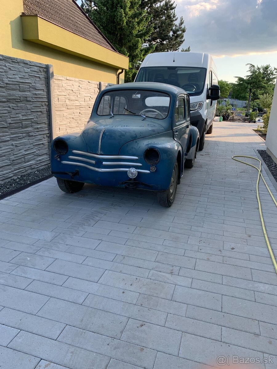 Renault 4 CV, 1958 s TP biele ŠPZ