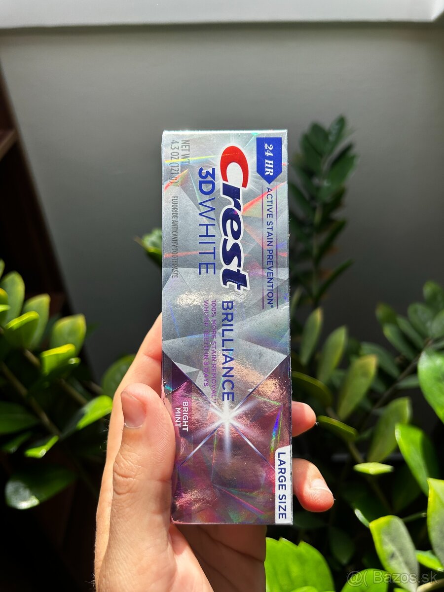 Predám novú originál pastu značky 3D Crest Brilliance- LARGE