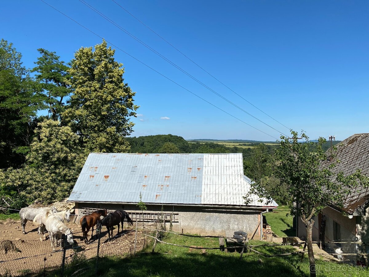 65 HEKTÁROV POZEMOK a USADLOSŤ S DOMAMI NA PREDAJ