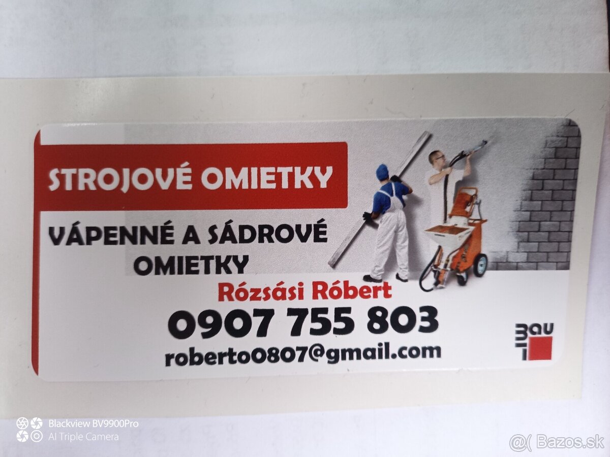 Strojové omietky