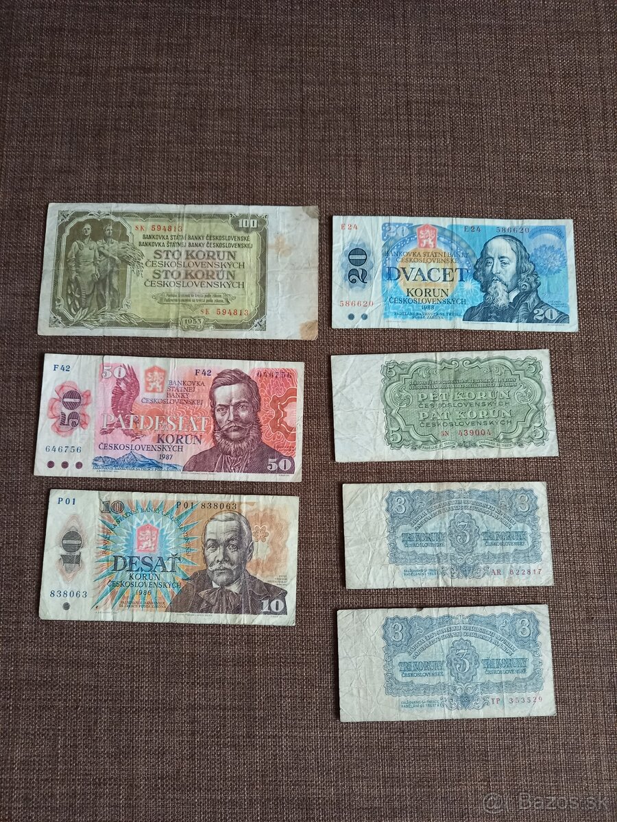 Bankovky RU,ČSSR
