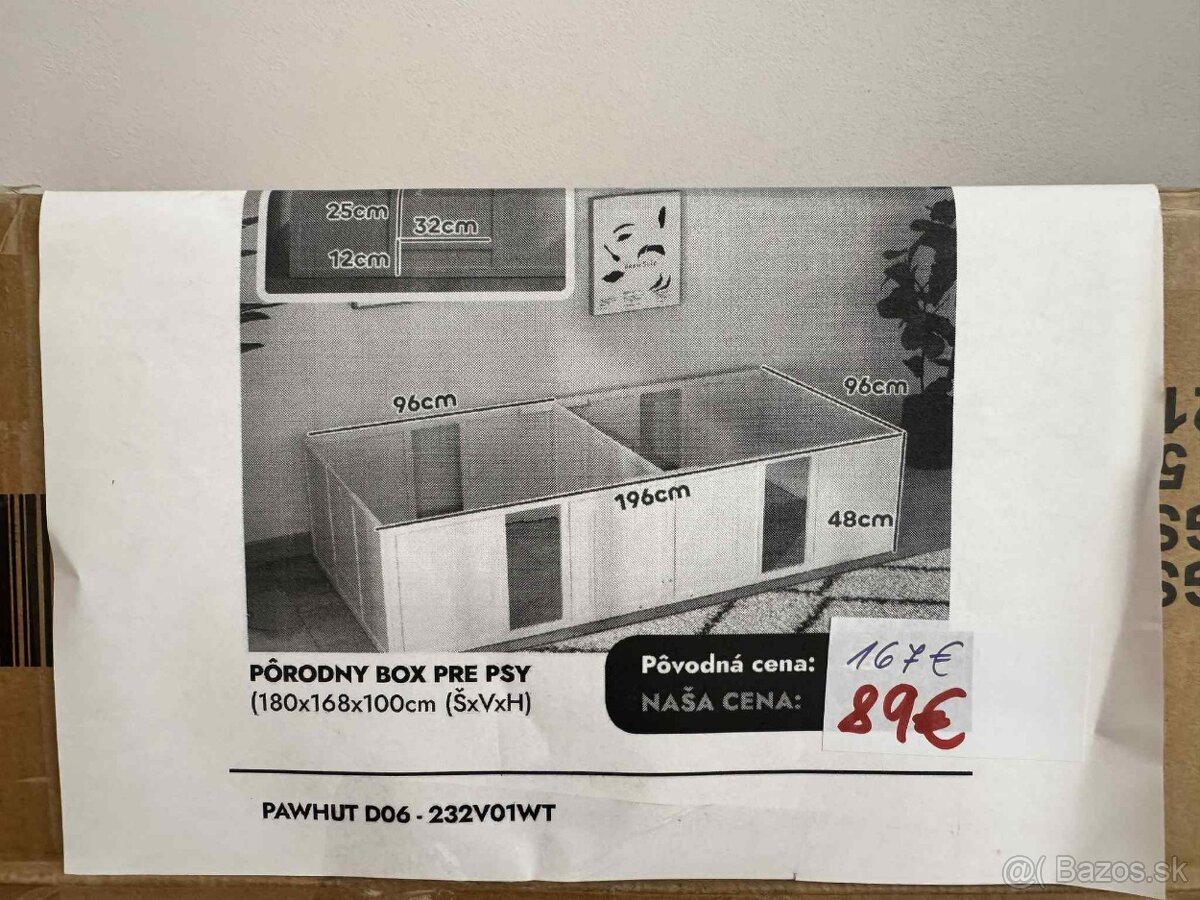 Predam Porodny Box pre Psov
