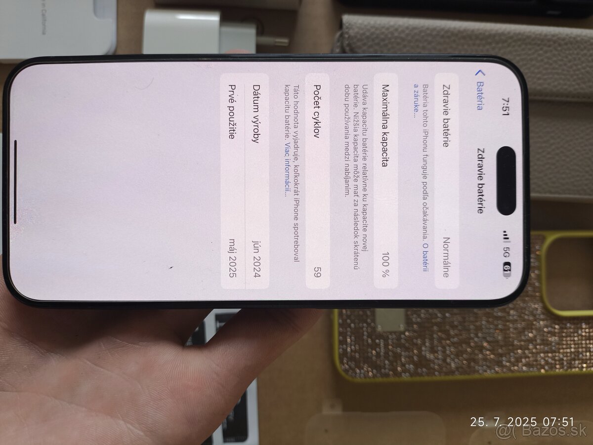 Apple iPhone 15 pro max 1TB tmavomodrý titán