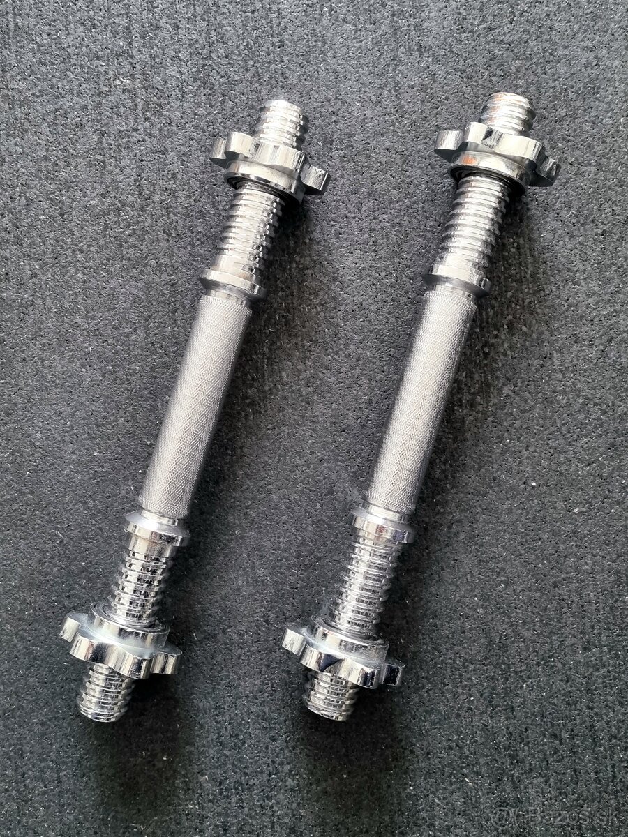 Rúčka / hriadeľ na jednoručnú činku 2x 350/30 mm na závit