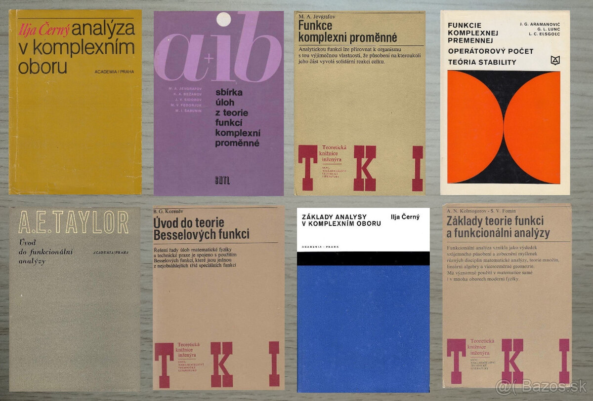 Matematika, funkcie, komplexná premenná, rady