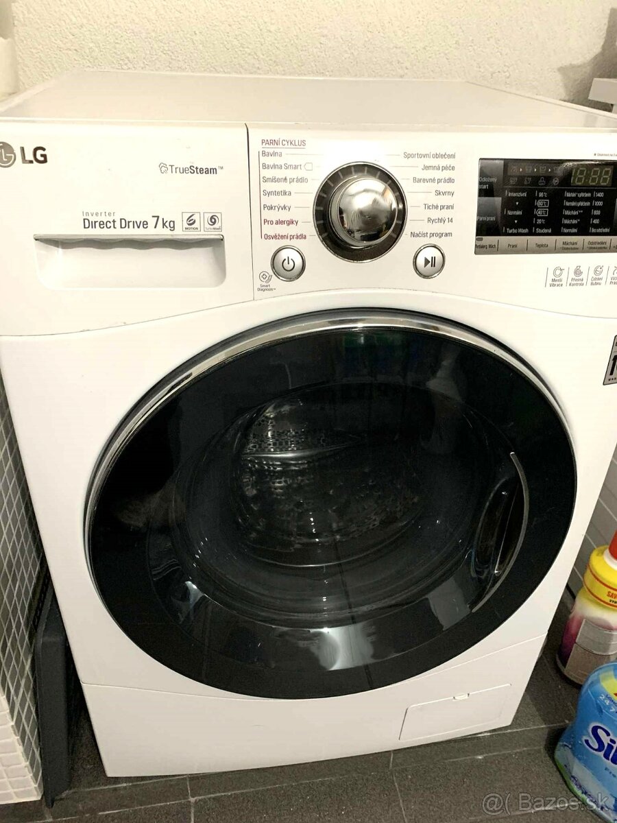 Parná práčka LG true steam 7 kg