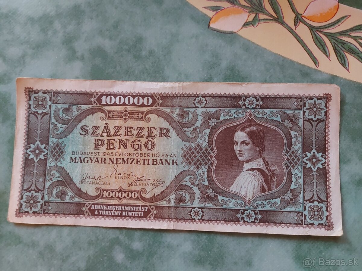 Stare madarske bankovky