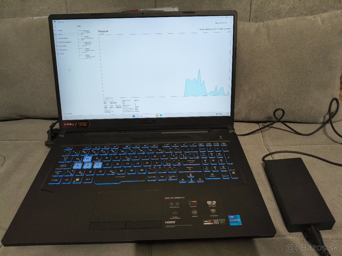 ASUS TUF Gaming F17 FX706HF-HX014W Graphite Black