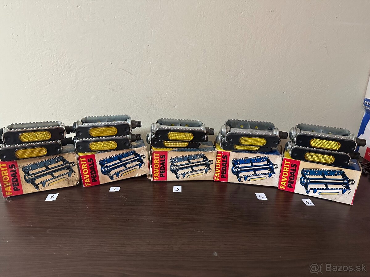Favorit pedale ULOŽENKY NOVÉ