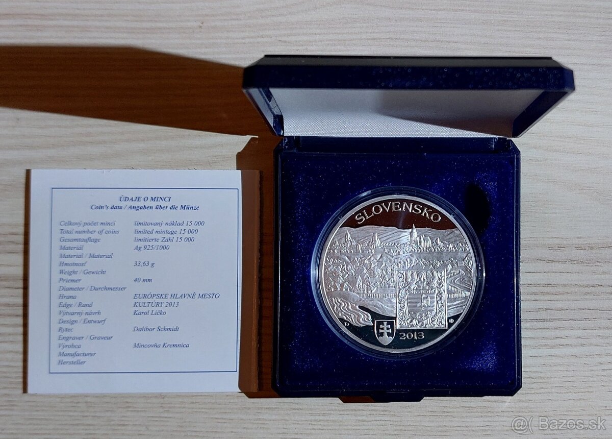 20 Euro 2013 Košice proof